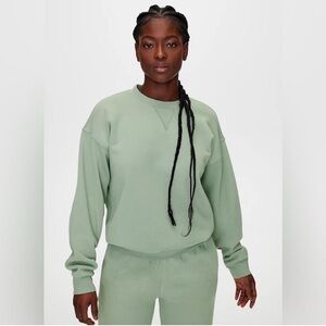 Aritzia TNA Light Green Women's Sweatshirt